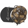 Тандыр «Персидский»,  Черный, отдельная крышка, со столиком, без колес