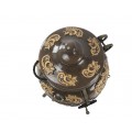Тандыр «Персидский»,  Черный, откидная крышка, со столиком, без колес