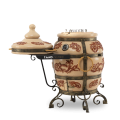Тандыр «Персидский», Слоновая кость, отдельная крышка, со столиком, без колес