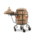  Тандыр «Перс Толпар», Слоновая кость, отдельная крышка, со столиком, на колесах